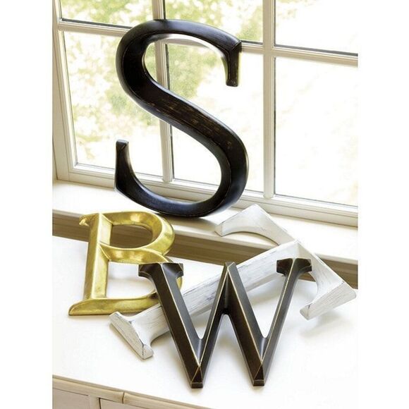 Ballard Design Antique Golden Typesetter Plaque J - Picture 4 of 6